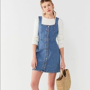 Urban Outfitters Button Down Denim Mini Dress